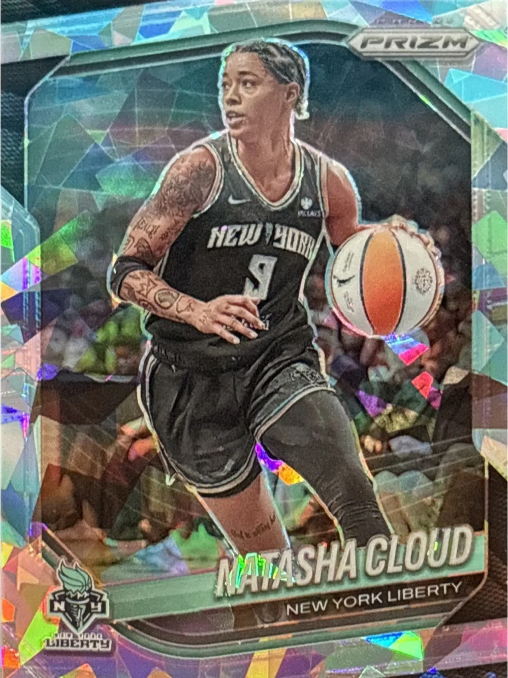 Panini Prizm Natasha Cloud Rainbow Prizm Basketball Card